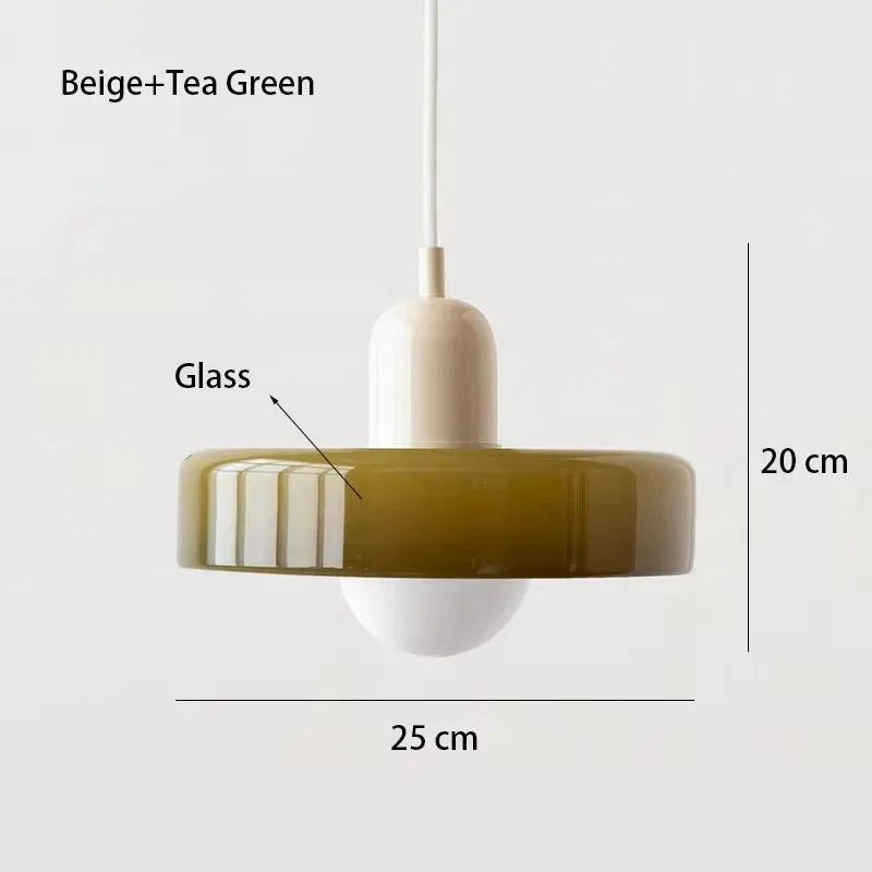 Nordic Style Glass Chandelier for Bedroom Kitchen and Living