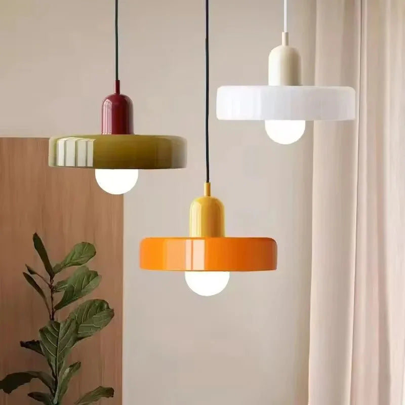 Nordic Style Glass Chandelier for Bedroom Kitchen and Living