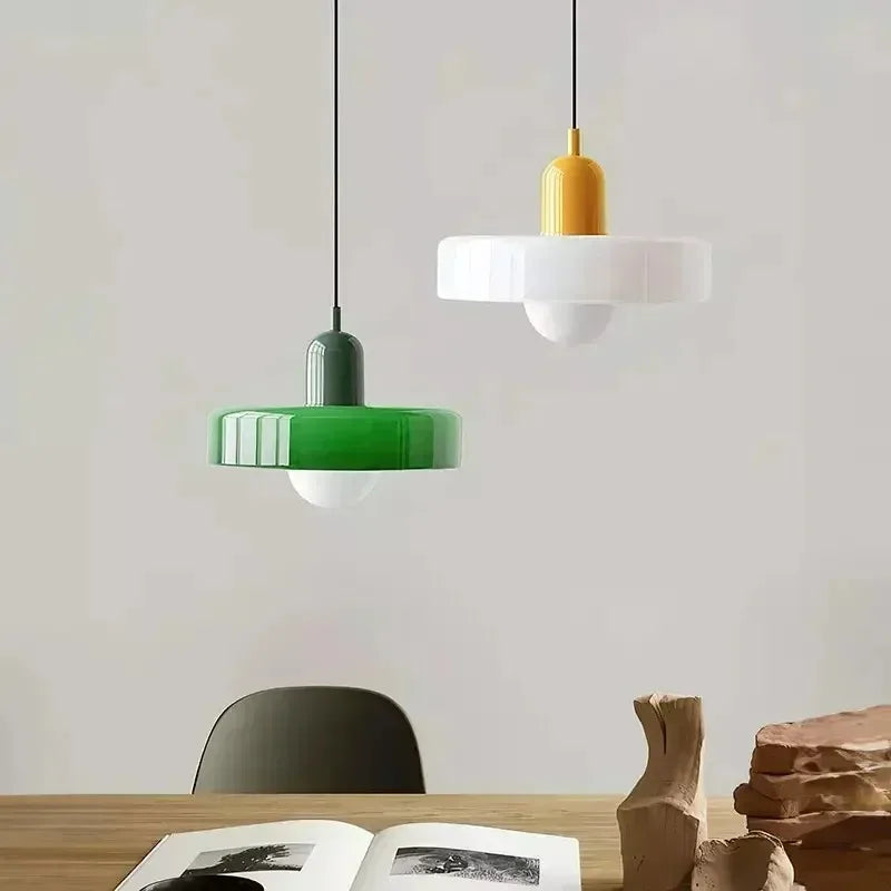 Nordic Style Glass Chandelier for Bedroom Kitchen and Living