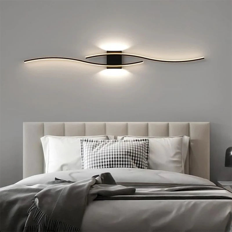 LED Strip Wall Sconce for Bedroom and Living Room