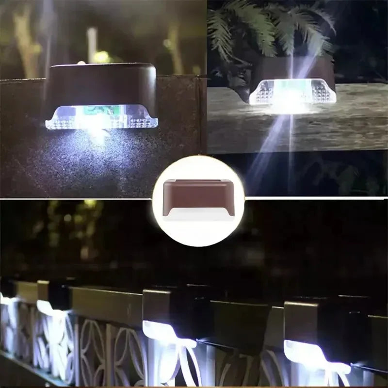 1–20PCS Solar LED Step Lights for Outdoors