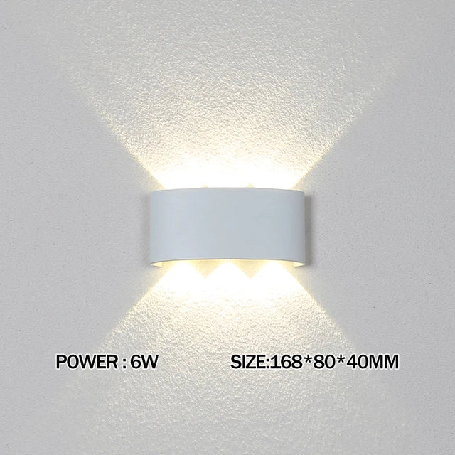 Modern LED Wall Lamp for Outdoor and Indoor Use