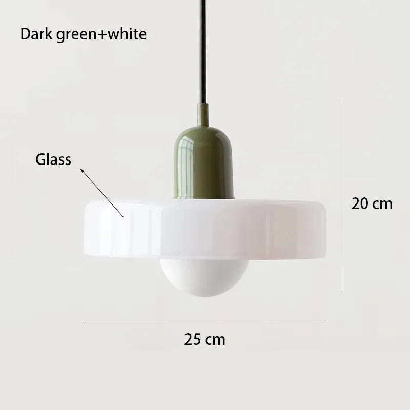 Nordic Style Glass Chandelier for Bedroom Kitchen and Living