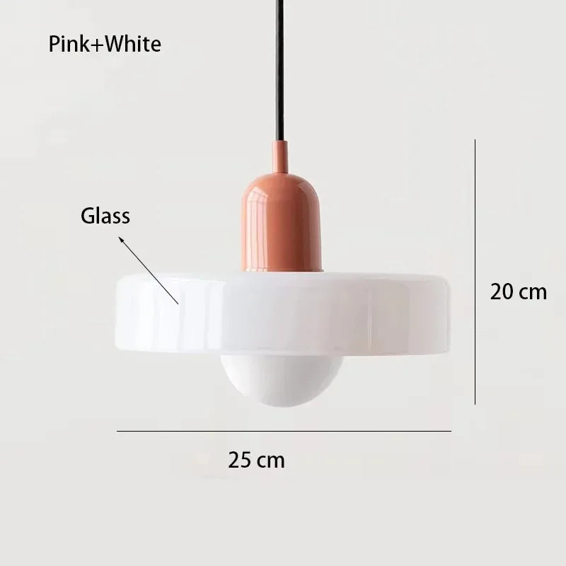 Nordic Style Glass Chandelier for Bedroom Kitchen and Living