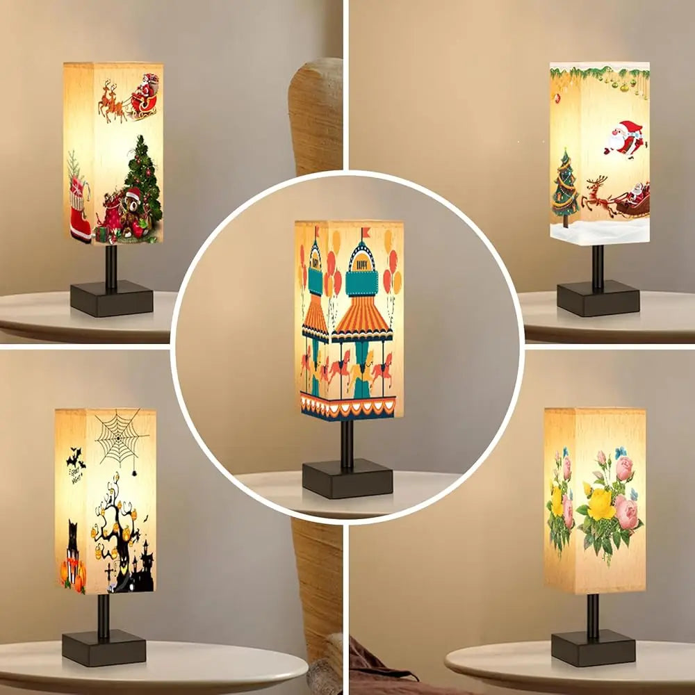 Minimalist Bedside Lamp with Soft Fabric Shade – Perfect for Cozy Nights & Stylish Desks!
