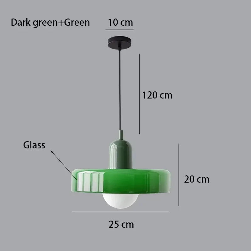 Nordic Style Glass Chandelier for Bedroom Kitchen and Living