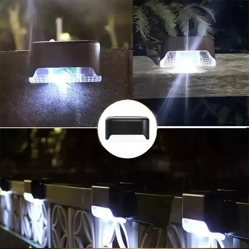 1–20PCS Solar LED Step Lights for Outdoors