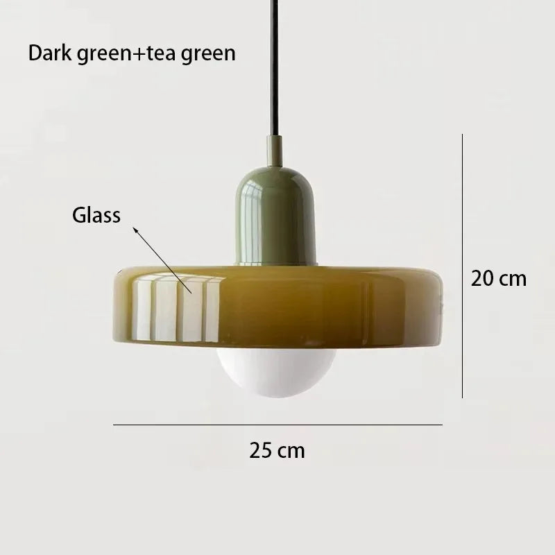 Nordic Style Glass Chandelier for Bedroom Kitchen and Living