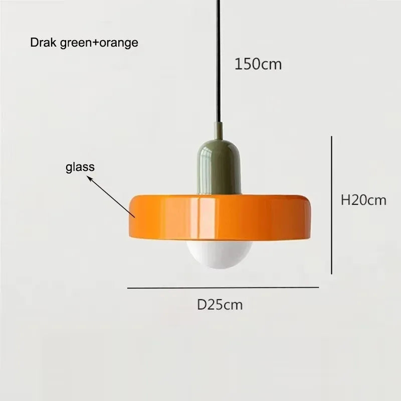Nordic Style Glass Chandelier for Bedroom Kitchen and Living