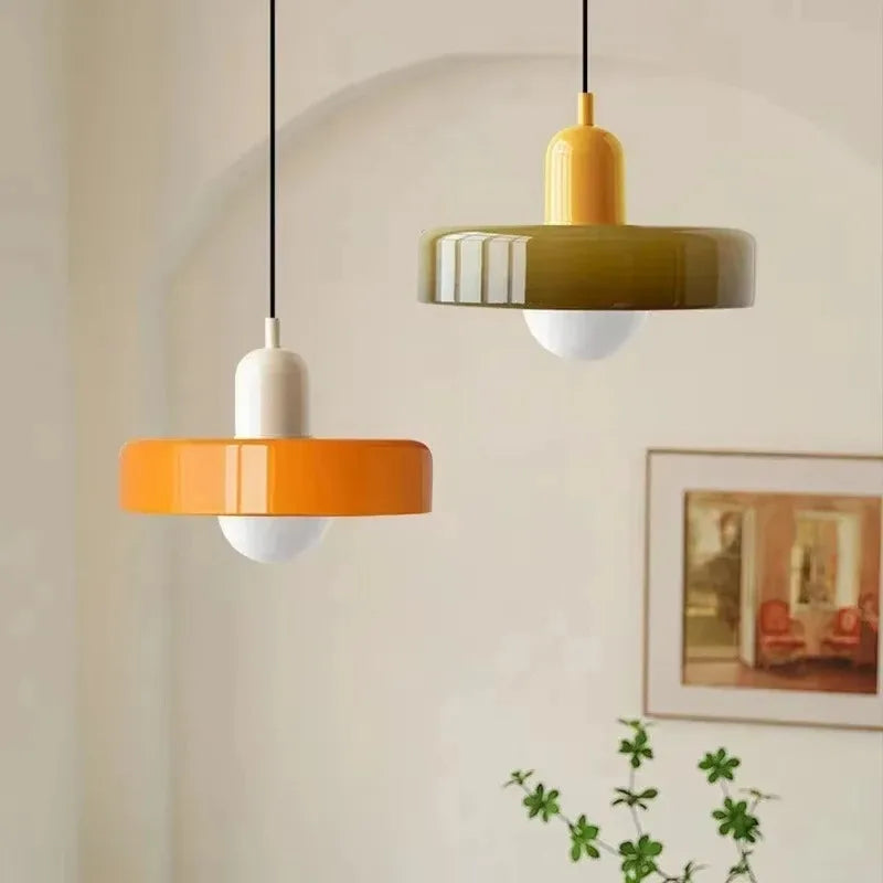 Nordic Style Glass Chandelier for Bedroom Kitchen and Living