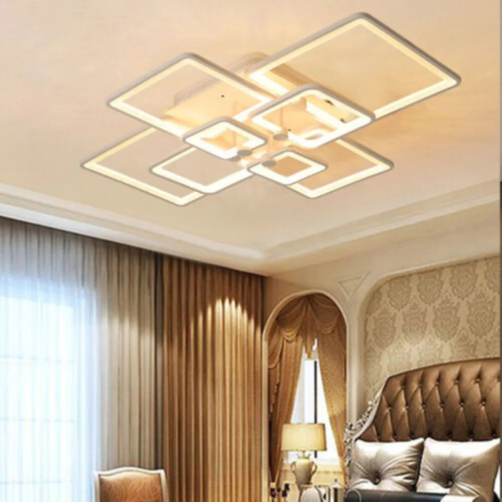 Modern Acrylic Chandelier for Bedroom and Living