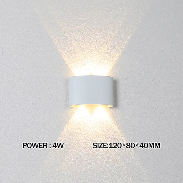 Modern LED Wall Lamp for Outdoor and Indoor Use
