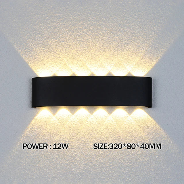 Modern LED Wall Lamp for Outdoor and Indoor Use
