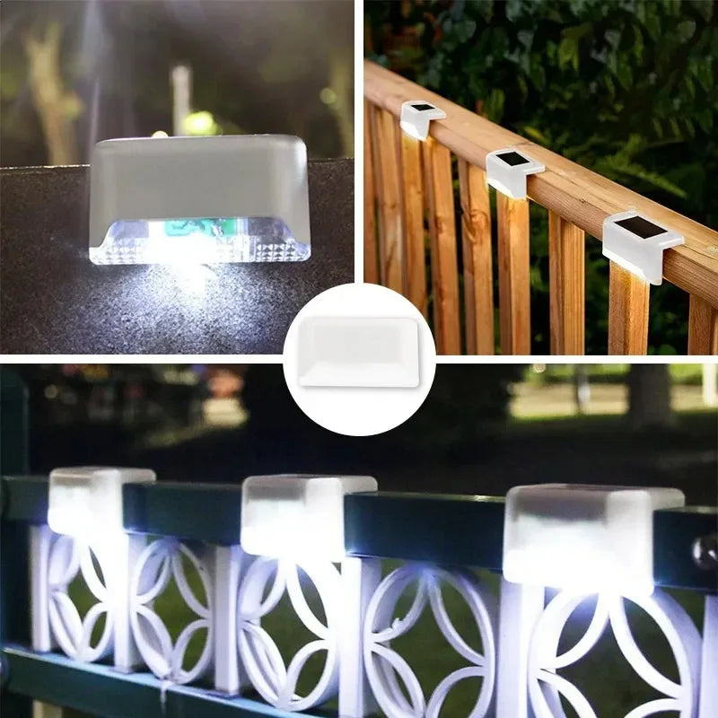 1–20PCS Solar LED Step Lights for Outdoors