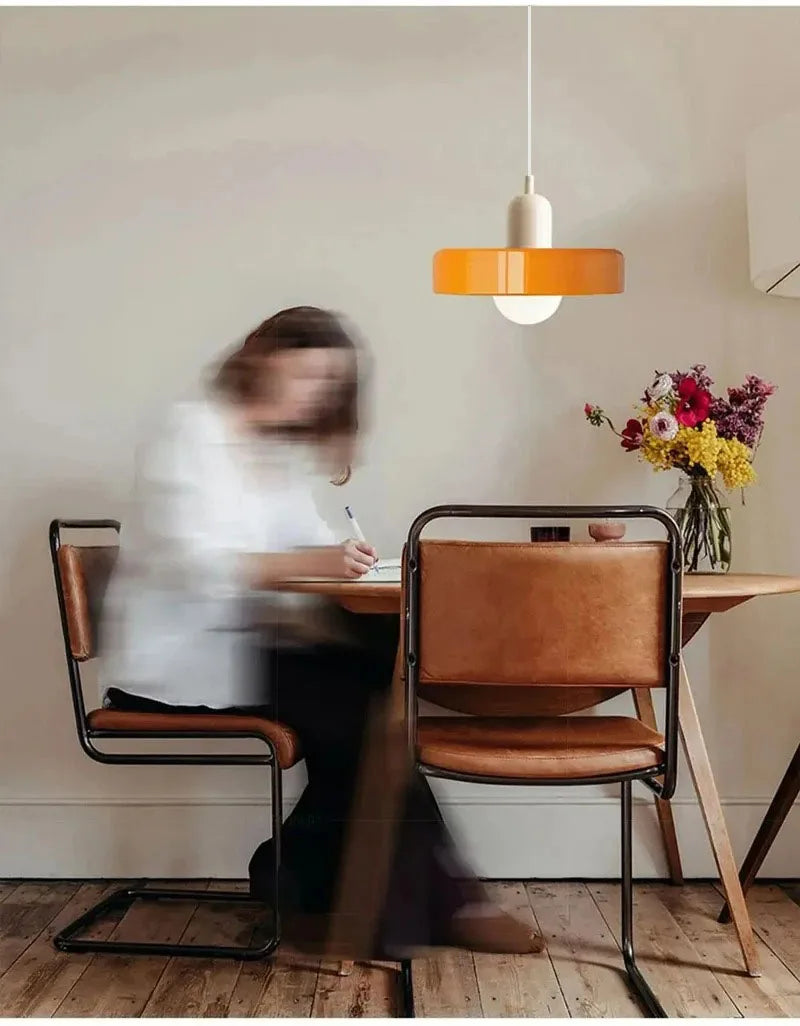 Nordic Style Glass Chandelier for Bedroom Kitchen and Living