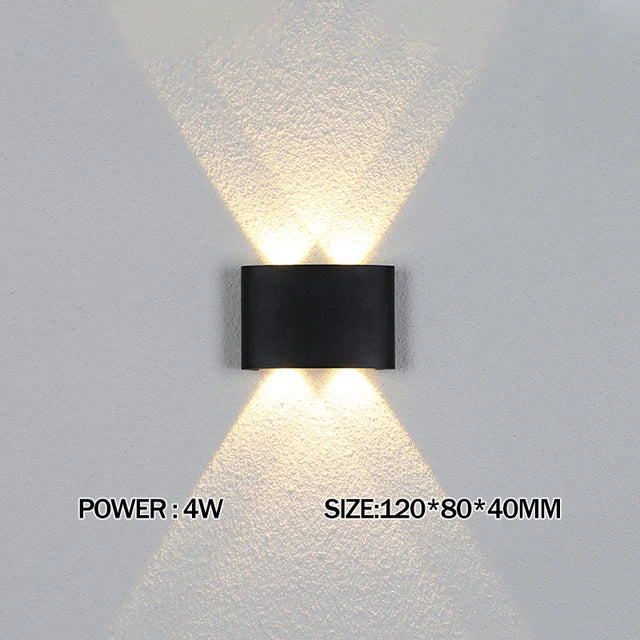 Modern LED Wall Lamp for Outdoor and Indoor Use