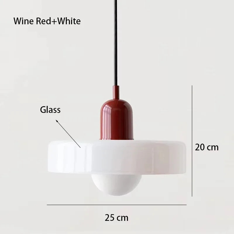 Nordic Style Glass Chandelier for Bedroom Kitchen and Living