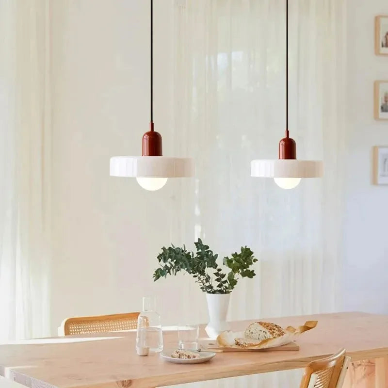 Nordic Style Glass Chandelier for Bedroom Kitchen and Living