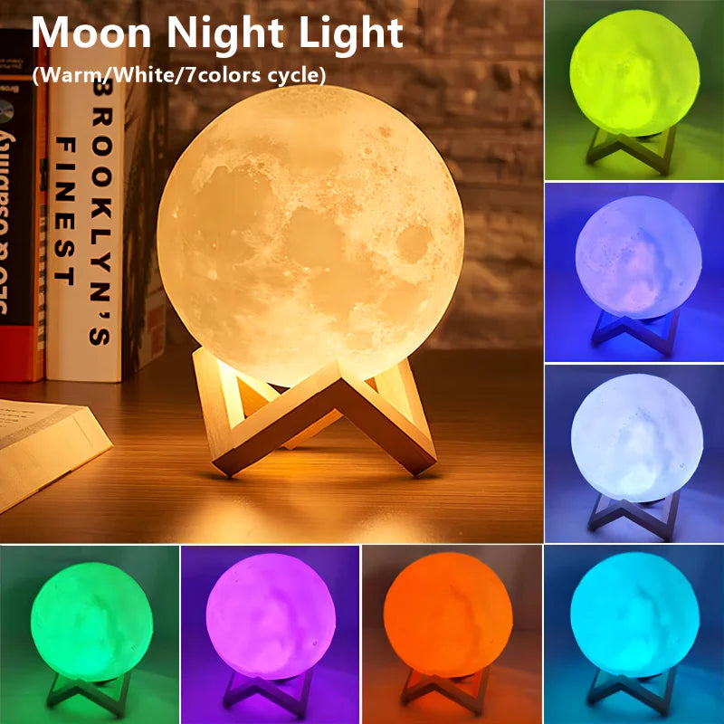 LED Moon Galaxy Light for Bedroom Decoration