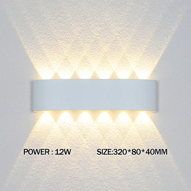 Modern LED Wall Lamp for Outdoor and Indoor Use