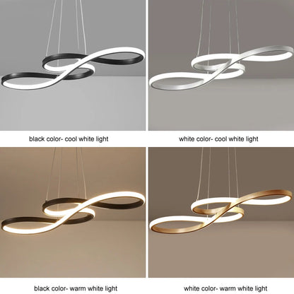 Modern Remote-Control Kitchen Island Pendant Lamp