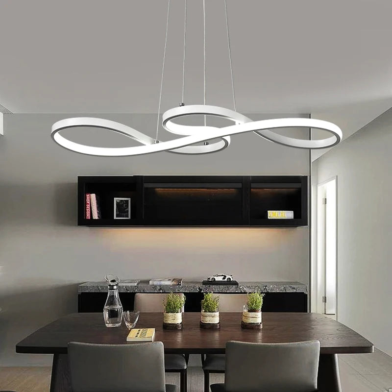 Modern Remote-Control Kitchen Island Pendant Lamp