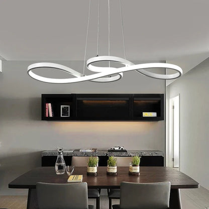 Modern Remote-Control Kitchen Island Pendant Lamp
