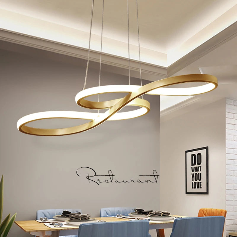 Modern Remote-Control Kitchen Island Pendant Lamp