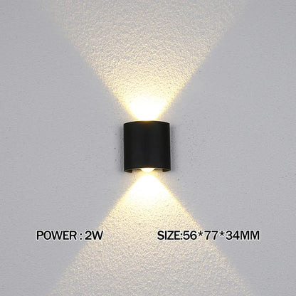 Modern LED Wall Lamp for Outdoor and Indoor Use