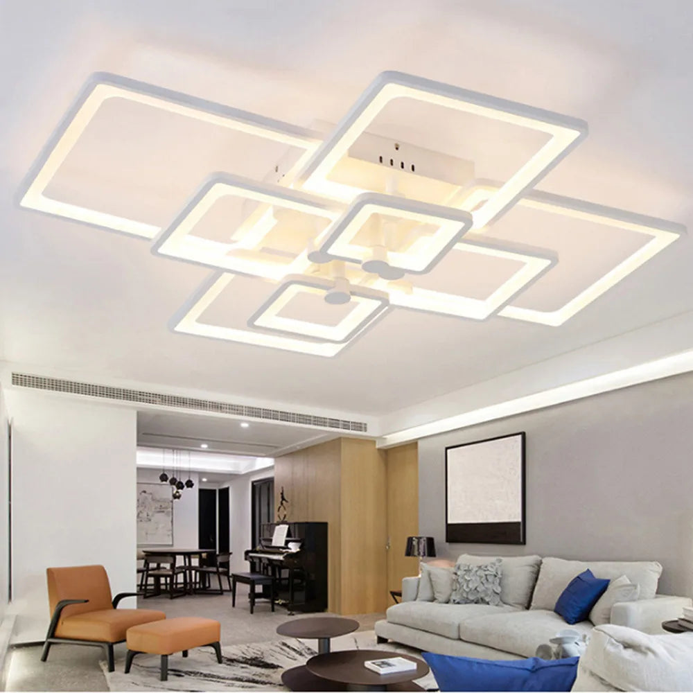 Modern Acrylic Chandelier for Bedroom and Living
