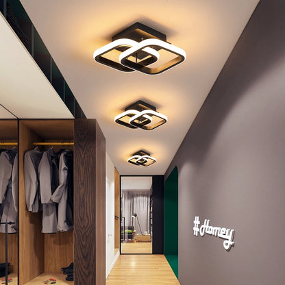 Minimalist LED Ceiling Lamp for Home Hallways