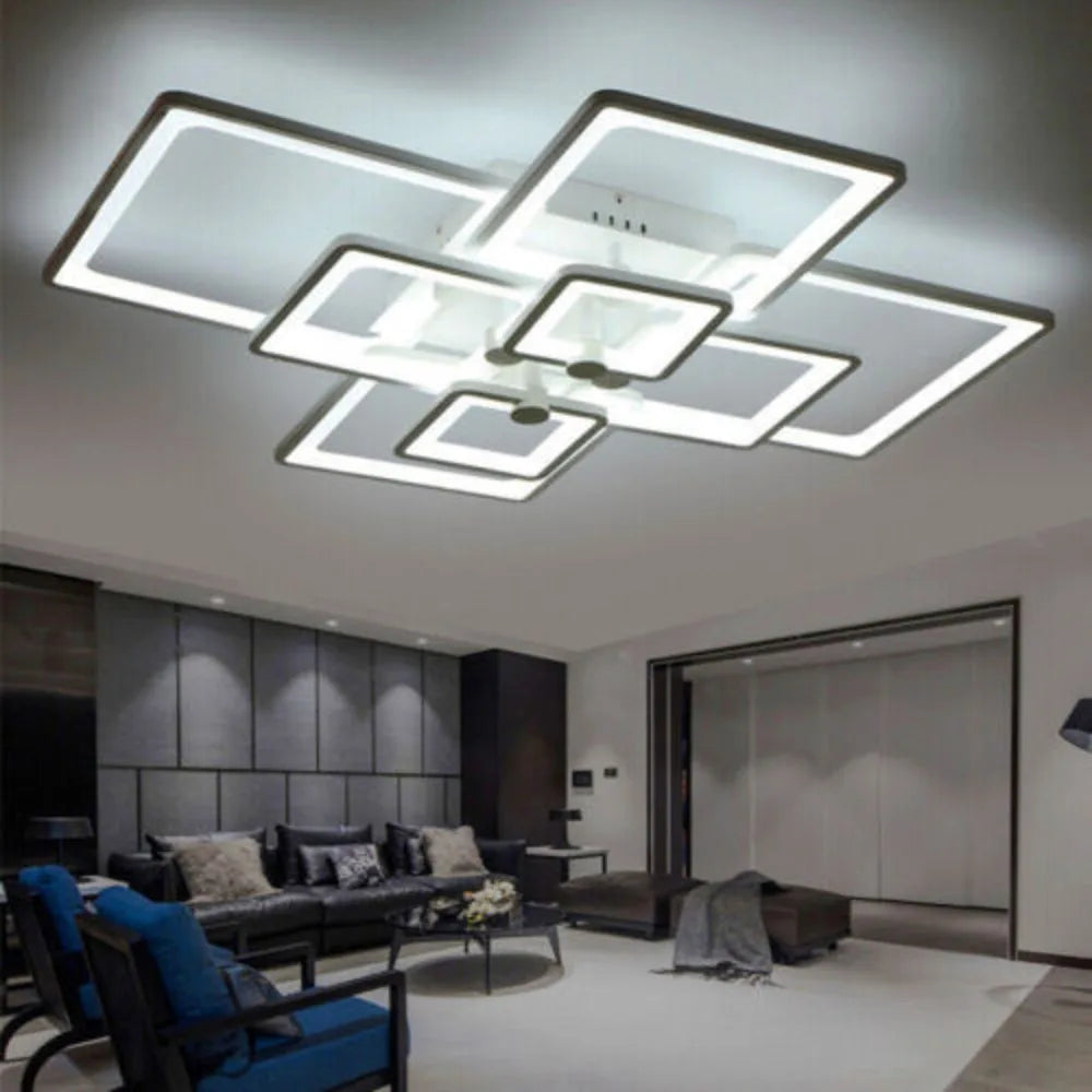Modern Acrylic Chandelier for Bedroom and Living