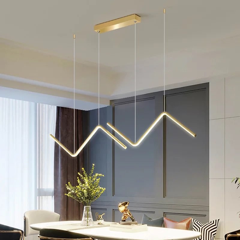 Modern Minimalist Aluminum Pendant Lamp for Dining