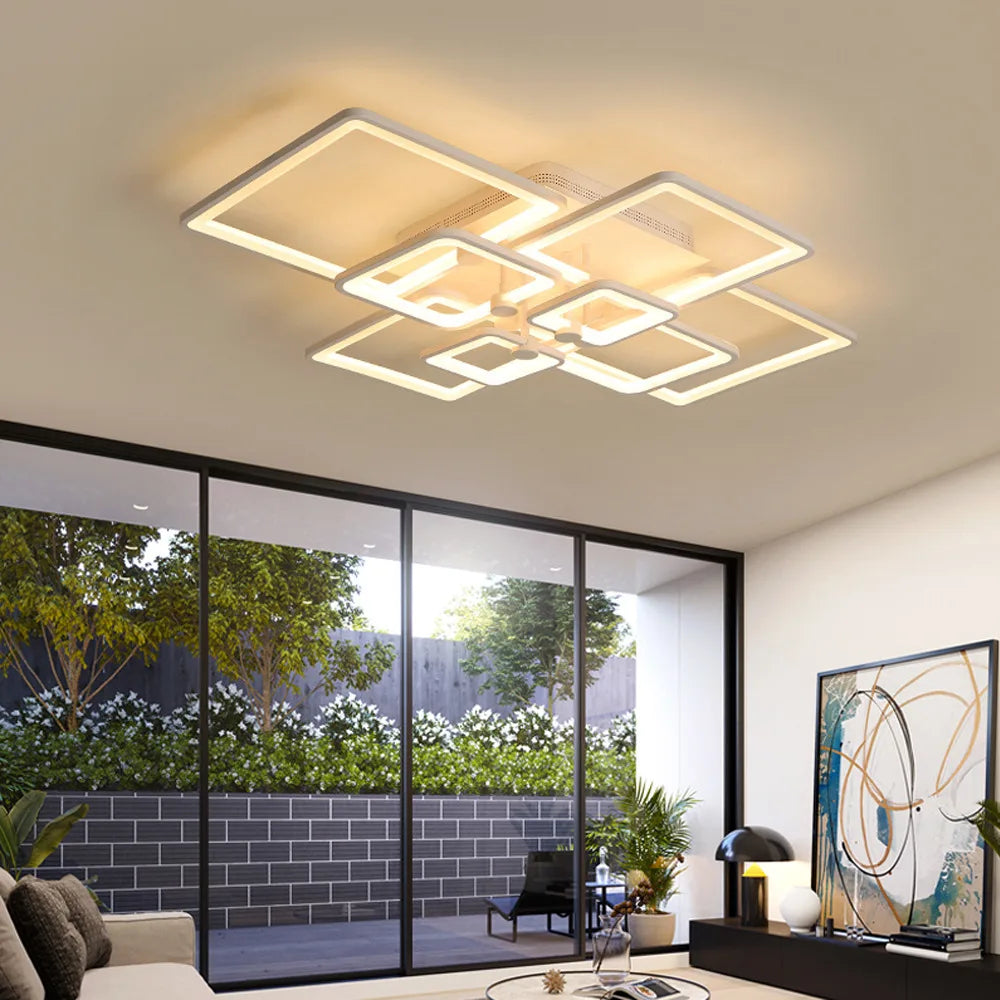 Modern Acrylic Chandelier for Bedroom and Living