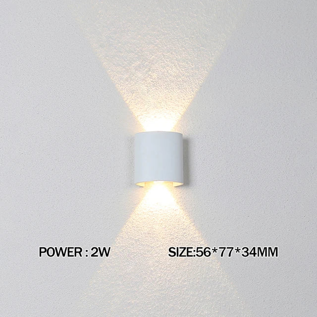 Modern LED Wall Lamp for Outdoor and Indoor Use