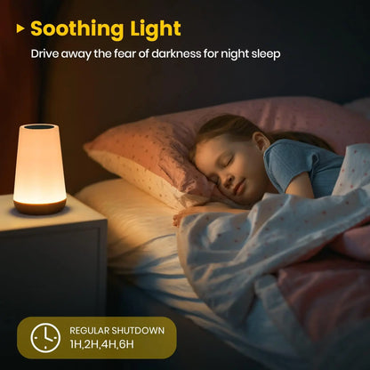 13-Color RGB Touch Lamp – Portable, Dimmable, and Rechargeable Mood Light