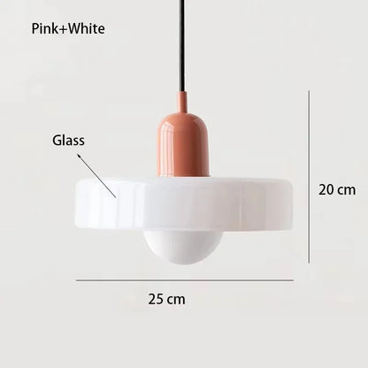 Nordic Style Glass Chandelier for Bedroom Kitchen and Living