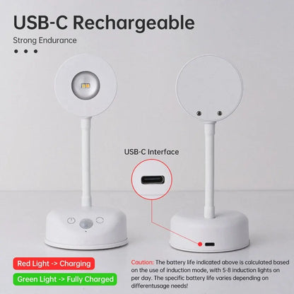 USB Rechargeable Wall Lamp for Bedroom , Living and Kitchen