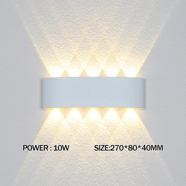 Modern LED Wall Lamp for Outdoor and Indoor Use