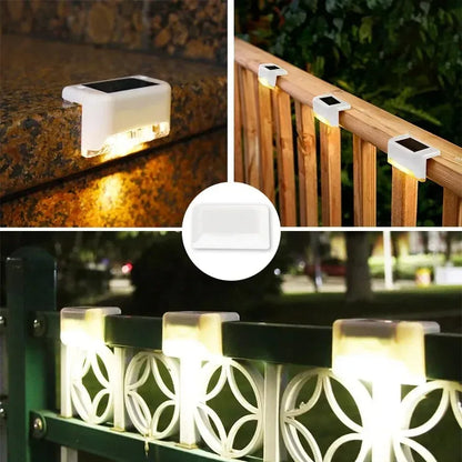 1–20PCS Solar LED Step Lights for Outdoors