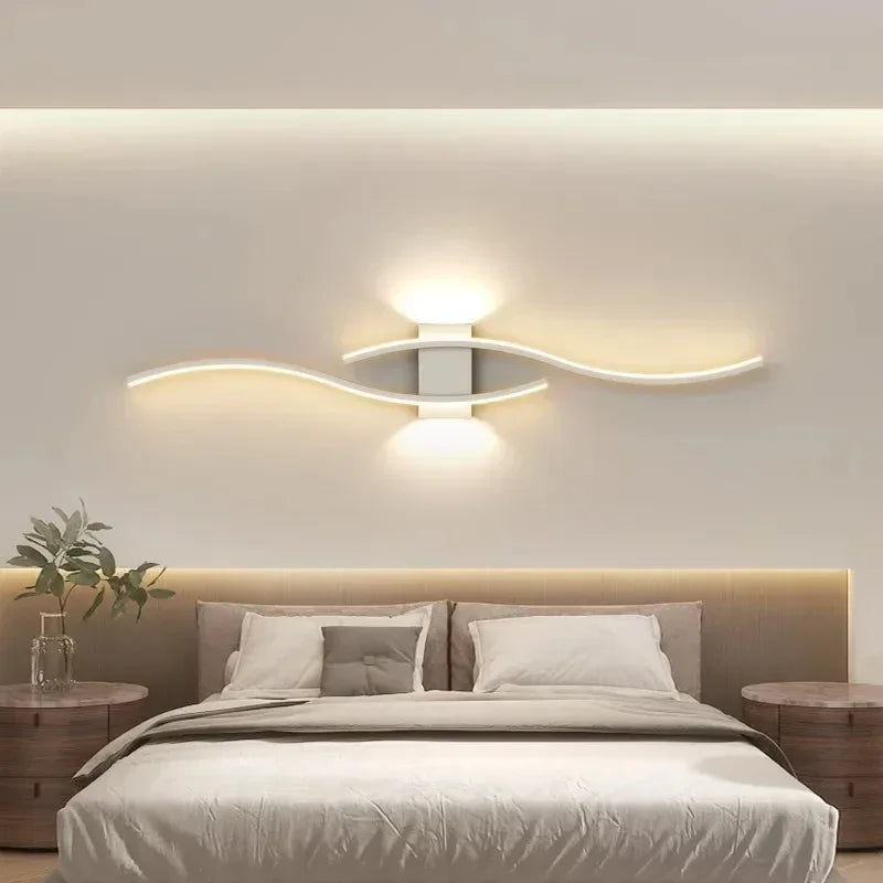 LED Strip Wall Sconce for Bedroom and Living Room