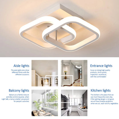 Minimalist LED Ceiling Lamp for Home Hallways