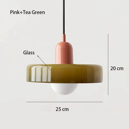 Nordic Style Glass Chandelier for Bedroom Kitchen and Living