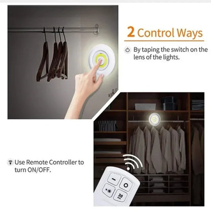 LED Closet Lights with Remote Control Dimmable Bthroom