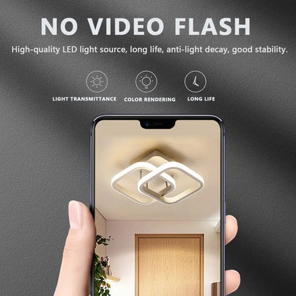 Minimalist LED Ceiling Lamp for Home Hallways