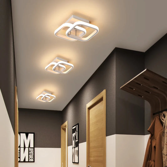 Minimalist LED Ceiling Lamp for Home Hallways