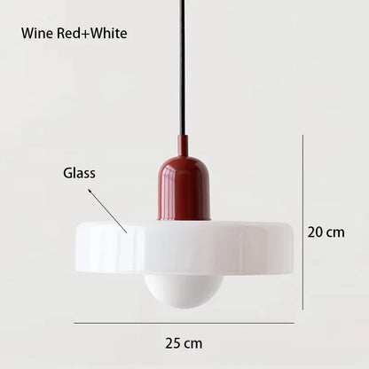 Nordic Style Glass Chandelier for Bedroom Kitchen and Living