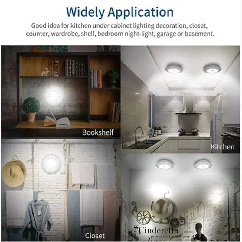 LED Closet Lights with Remote Control Dimmable Bthroom