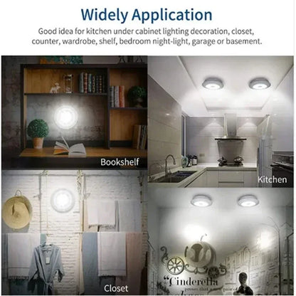 LED Closet Lights with Remote Control Dimmable Bthroom