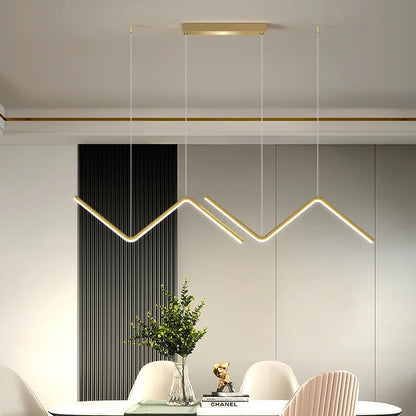 Modern Minimalist Aluminum Pendant Lamp for Dining